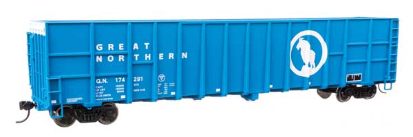 Walthers Mainline 910-6116 HO Scale 61' Wood Chip Gondola GN #174291