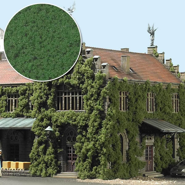 Busch 7342 HO Scale Foliage Pad -- Medium Green 5-29/32 x 9-27/32" 15 x 25cm