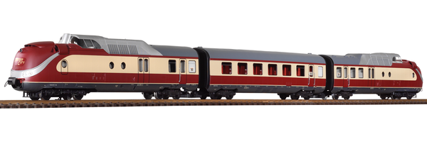 Piko 37321 G Scale DB IV TEE BR602 Turbine Train 3-Unit