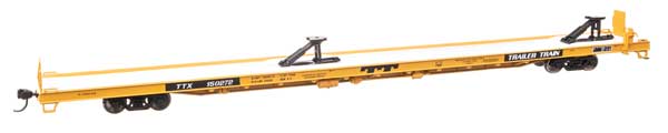 Walthers Mainline 910-5735 HO Scale 89' Channel Flatcar Trailer-Train #150272