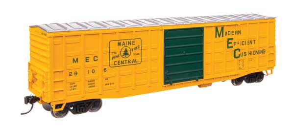 Walthers Mainline 910-46713 HO Scale 50' Waffle Boxcar RTR MEC #29106