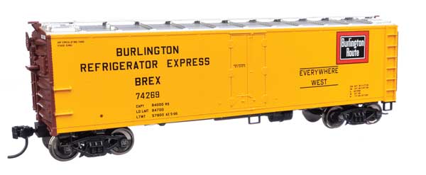 Walthers Mainline 910-41406 HO Scale 40' Steel Reefer RTR BREX #74269
