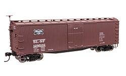 Walthers Mainline 910-40199 HO 40' DS Wood Boxcar - Frisco #128522