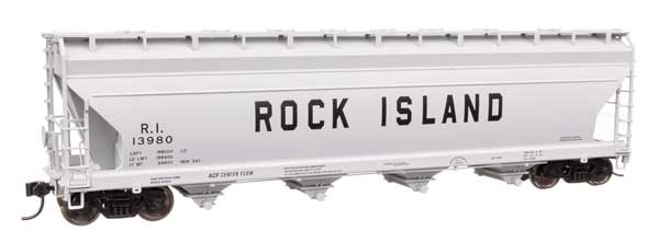 Walthers Mainline 910-49215 HO Scale ACF 5250 Hopper RTR Rock Island #13980