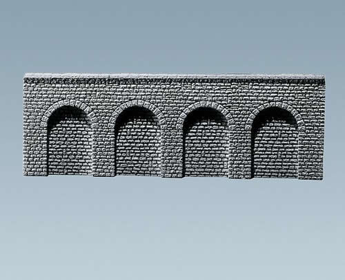 Faller 170890 HO Scale Arcades -- Natural Stone Ashlars