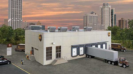 Walthers Cornerstone 933-4110 HO Scale UPS(R) Hub with Customer Center -- Kit