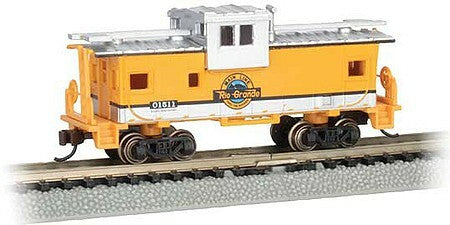 Bachmann 70763 N Scale 36ft Wide-Vision Caboose Denver & Rio Grande