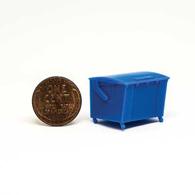 All Scale Miniatures 871649 HO Scale Dumpster - Square Rear Load without Casters