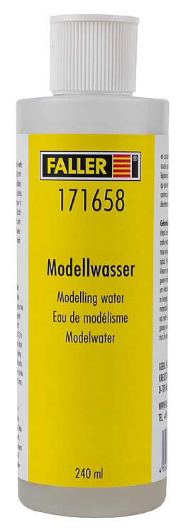 Faller 171658 All Scale Model Water -- Clear 8.1oz 240ml
