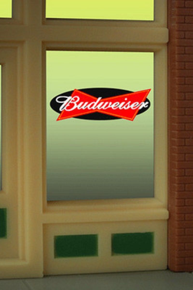Miller Engineering 8815 O/Ho Budweiser Window Sign