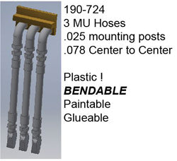 Cal Scale 724 Ho 3 Mu Hoses/Plastic