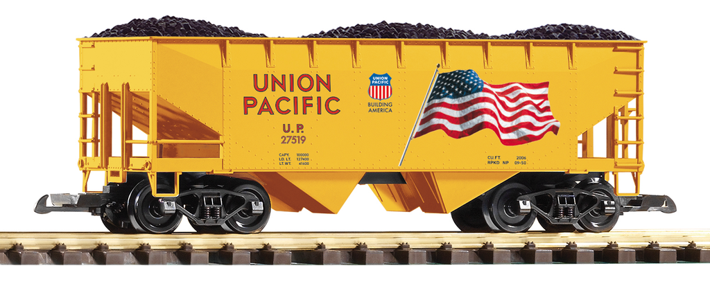 PIKO 38954 G Scale UP Offset-Side Hopper 27511, Flag