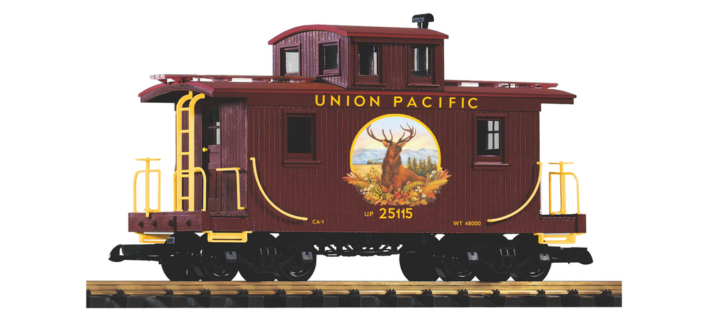 PIKO 38948 G Scale UP Wood Caboose 25115, Elk