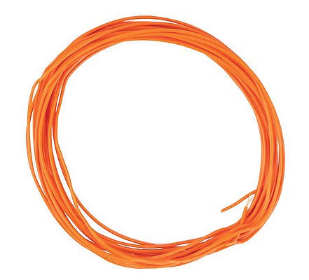 Faller 163789 All Scale Fine Stranded Wire .002" .04mm x 32' 9-5/8" 10m Roll -- Orange