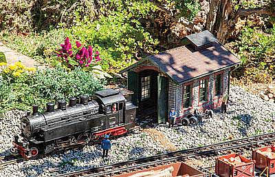 Pola 330890 G Scale Branchline Locomotive Shed -- Kit - 17-1/2 x 11-3/8 x 11-5/8" 44.5 x 29 x 29.5cm