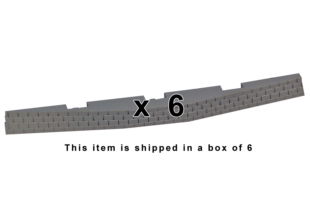 Piko 55443 HO Scale Roadbed for Left Curved Switch Machine 6 Pcs