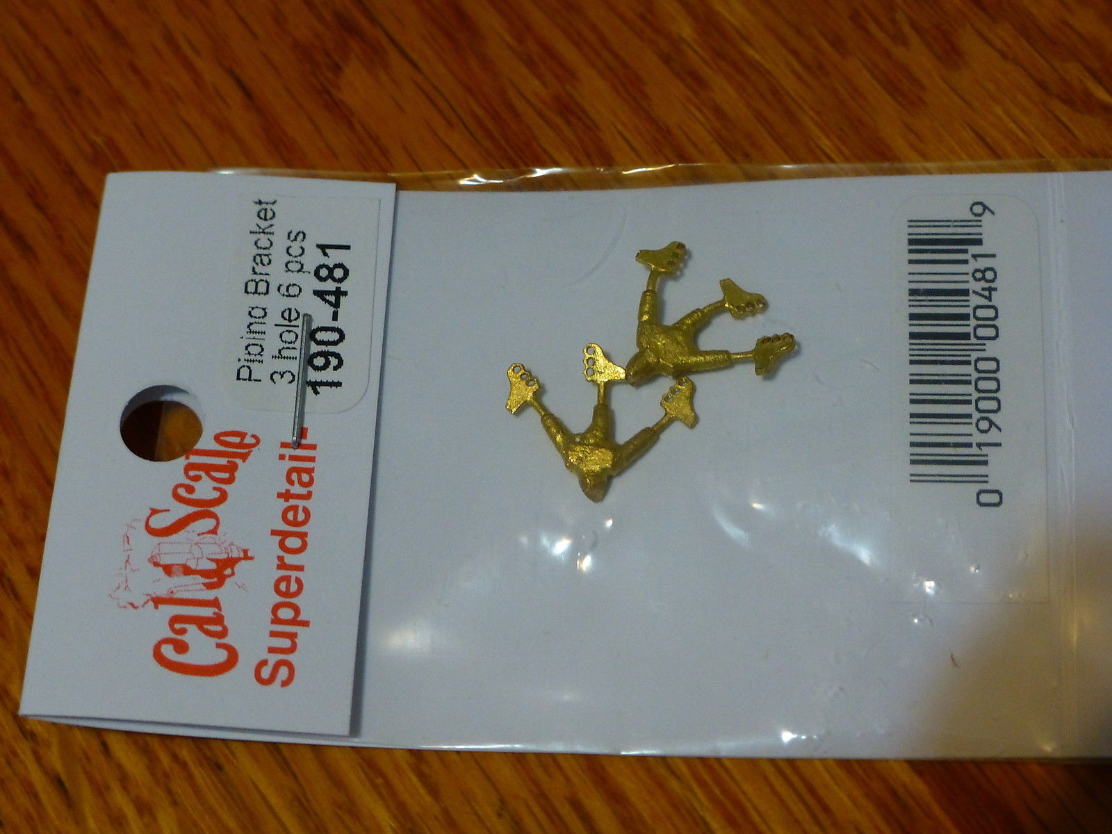 Cal Scale 481 Ho Piping Bracket 3Hole Alpine Railworks