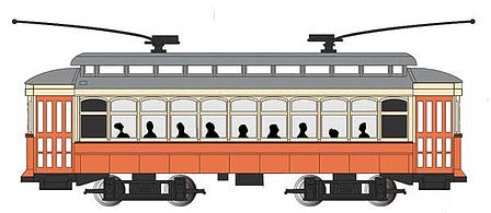 Voie N - Bachmann Tramway En Orange - 61089 Neu Voie N - Bachmann Tramway En Orange - 61089 Neu