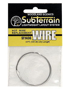Woodland Scenics 1436 All Scale Nichrome Replacement Wire - SubTerrain System -- For Hot Wire Cutter