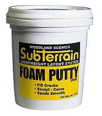 Woodland Scenics 1447 All Scale Foam Putty(TM) - SubTerrain System -- 16oz 473mL