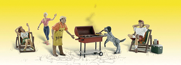 Woodland Scenics 2209 N Scale Scenic Accents(R) -- Backyard Barbeque