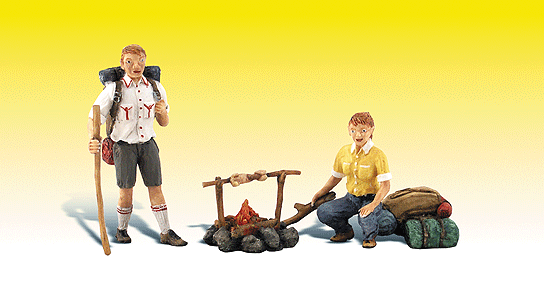Woodland Scenics 2567 G Scale Scenic Accents(R) Figures -- Camp Couple