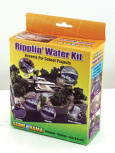 Woodland Scenics 4122 HO Scale Scene-A-Rama(TM) Diorama Add-On Kits -- Ripplin' Water Kit