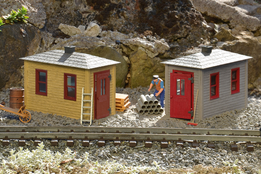 Piko 62718 G Scale Railroad Tool Shed 2-Pack Built-Up