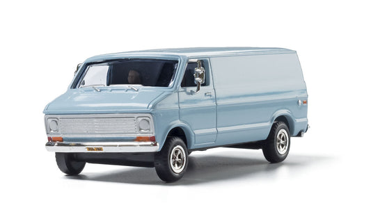 Woodland Scenics 5362 HO Scale Passenger Van - Modern Era Vehicles -- Light Blue