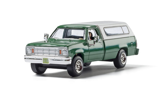 Woodland Scenics 5364 HO Scale Camper Shell Truck - Modern Era Vehicles -- Green, White