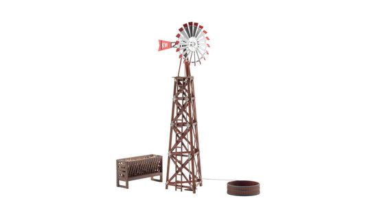 Woodland Scenics 5868 O Scale Built-&-Ready(R) Assembled Structure -- Windmill (Well-Kept)