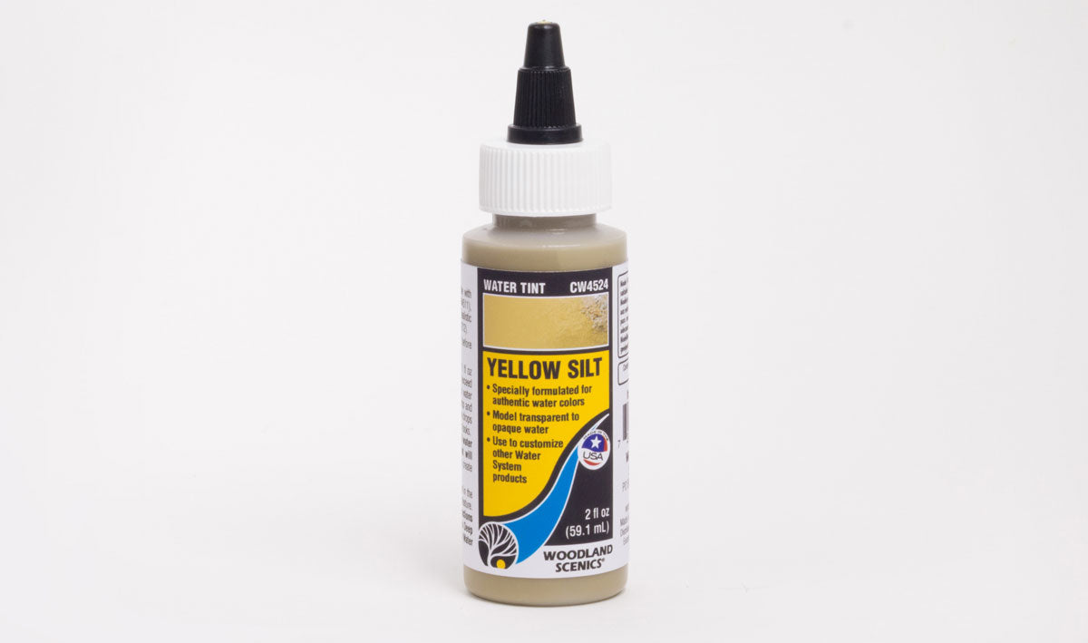 Woodland Scenics 4524 All Scale Water Tint - Water System -- Yellow Silt