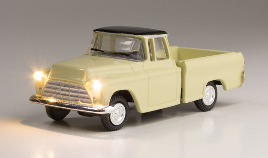 Woodland Scenics 5597 HO Scale Just Plug(R) Lighted Vehicle -- Work Truck (Light Yellow)