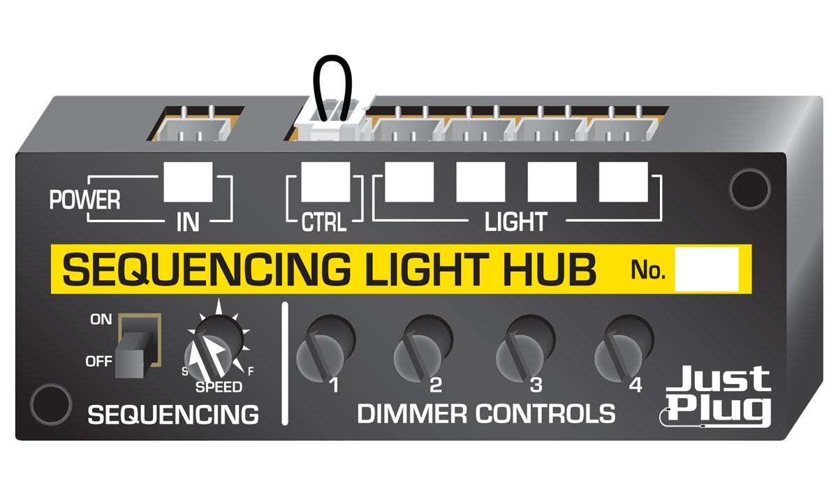 Woodland Scenics 5680 All Scale Just Plug -- Sequencing Light Hub