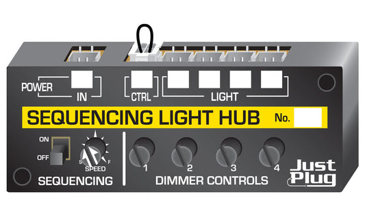 Woodland Scenics 5680 All Scale Just Plug -- Sequencing Light Hub