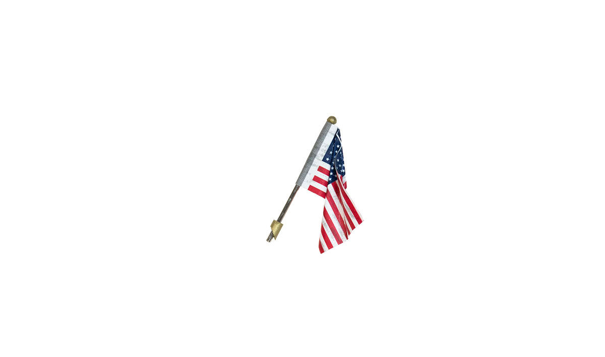 Woodland Scenics 5954 All Scale Wall-Mount U.S. Flag - Just Plug(TM) -- Medium - 1-3/8" 3.5cm