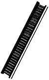 Alexander Scale 1205 HO Scale Stairs & Steps -- Stair Section - Long