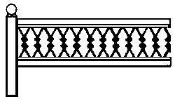 Alexander Scale 2302 HO Scale Porch railing 6/