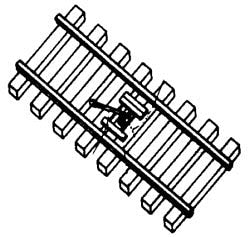 Alexander Scale 305 HO Scale Yard air connection 3/