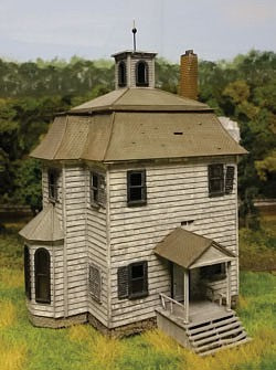 Alexander Scale 7558 HO Scale Haunted House -- Kit - 5-1/4 x 6-1/4 x 7-1/2" 13.3 x 15.9 x 19.1cm