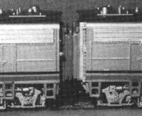 American Limited Models 6100 HO Scale Close Coupling Adaptor Kit -- For Athearn F7A & B Units - 2 Pair of Draft Gear Boxes (Fits 2 Units)