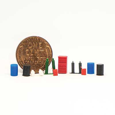 All Scale Miniatures 1600903 N Scale 15-Piece Garage Detail Set - Kit
