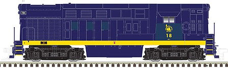 Atlas Model Railroad 10003534 HO Scale FM H16-44 - LokSound and DCC - Master Gold(R) -- Central Railroad of New Jersey 19 (blue, yellow)