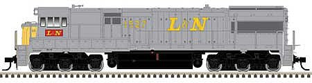 Atlas Model Railroad 10003689 HO Scale GE U28C - LokSound and DCC - Master(R) Gold -- Louisville & Nashville 1528 (gray, yellow)