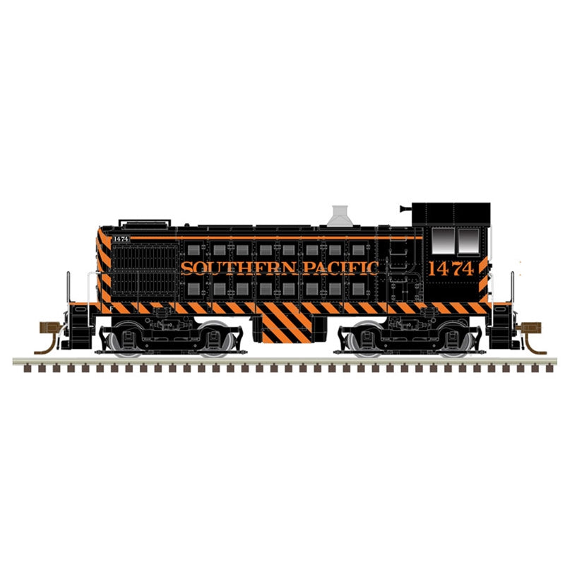 Atlas Model Railroad 10003839 HO Scale Alco S4 - LokSound and DCC - Master(R) Gold -- Southern Pacific 1474 (black, orange)