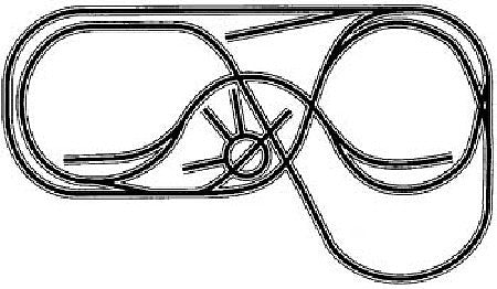Atlas Model Railroad 1002783 HO Scale Code 83 Layout Package (Brown Ties, Nickel Silver Rail) -- HO-27: Transbay Interwoven