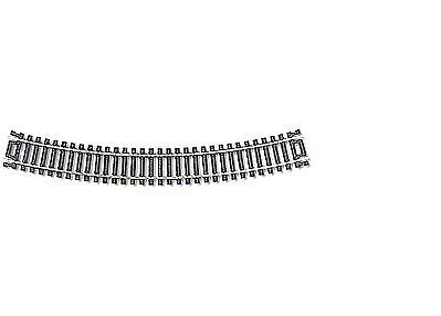 Atlas Model Railroad 152 HO Scale Code 100 Nickel-Silver Snap Track with Black Ties -- 18" Radius Curve Bulk