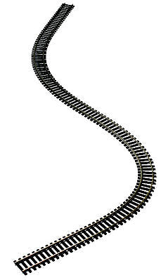 Atlas Model Railroad 168 HO Scale Code 100 Nickel-Silver Super Flex Track with Black Ties -- 3' 91.4cm