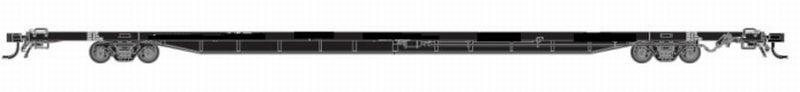 Atlas Model Railroad 20000016 HO Scale ACF 5701 Centerflow Plastics Hopper - Ready to Run - Master(R) -- Louisiana-Pacific ACFX #99652 (gray, brown, Pabco Insulation Division Markin