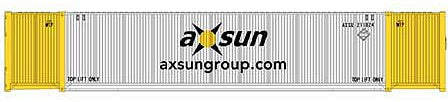 Atlas Model Railroad 20005949 HO Scale CIMC 53' Cargo Container 3-Pack - Ready to Run - Master(R) -- Axsun #211017, 211035, 211015 (Set #1; white, yellow)